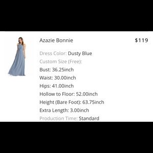 Azazie bridesmaid dress